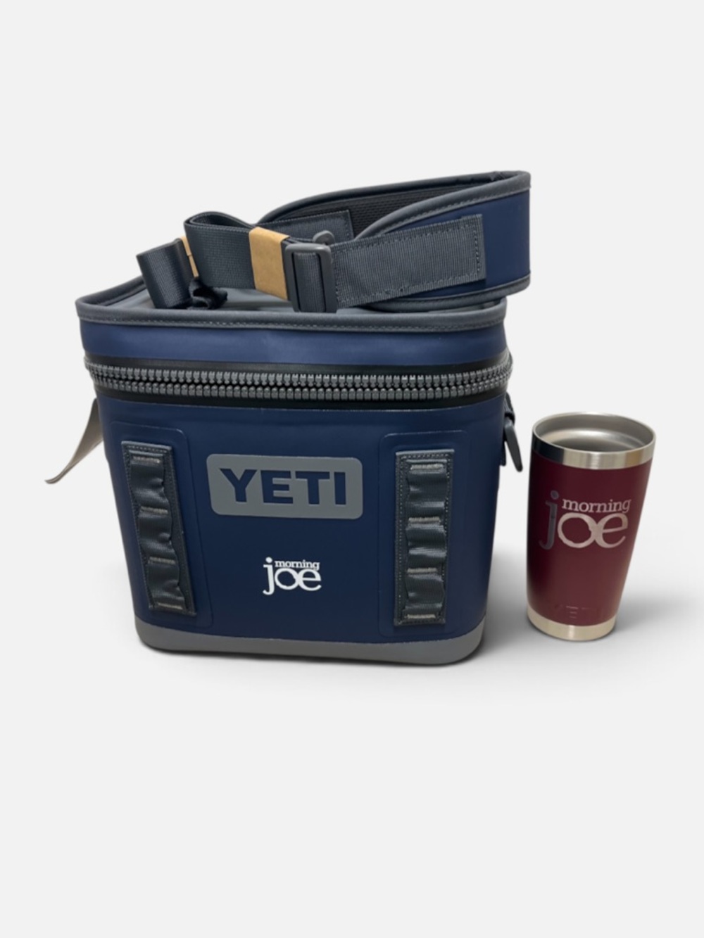 Yeti Hopper Flip 8 Special Edition MSNBC  “Morning Joe” in Navy Blue Fan Kit